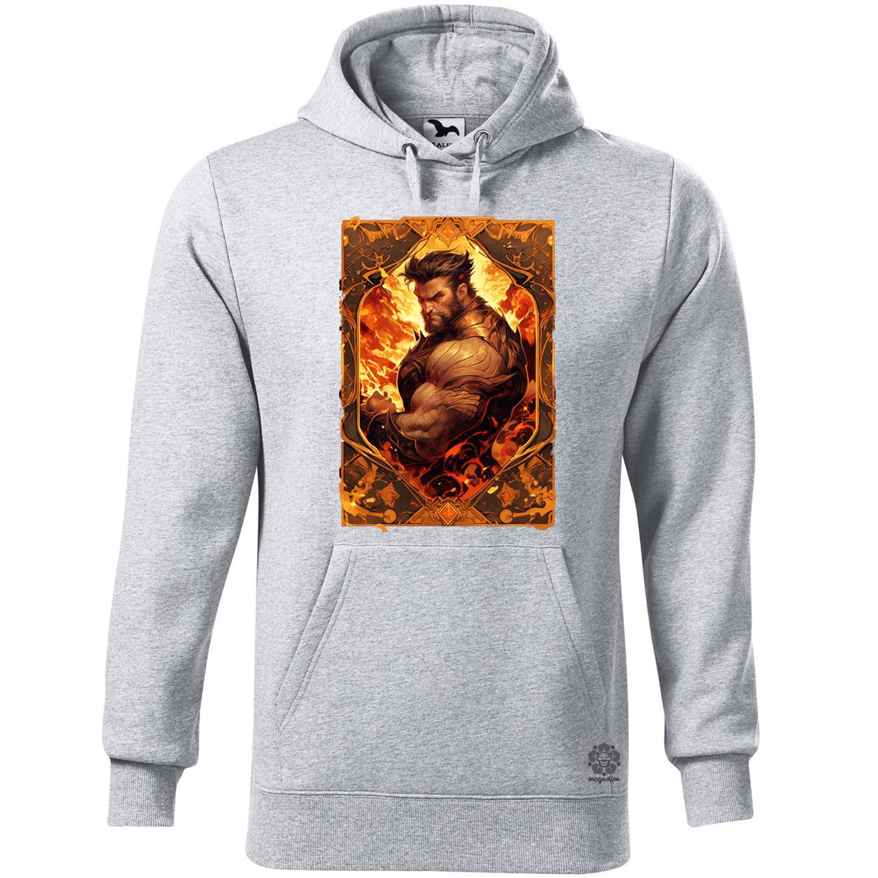 Kártya fantázia Logan v1 egyedi  pulóver 