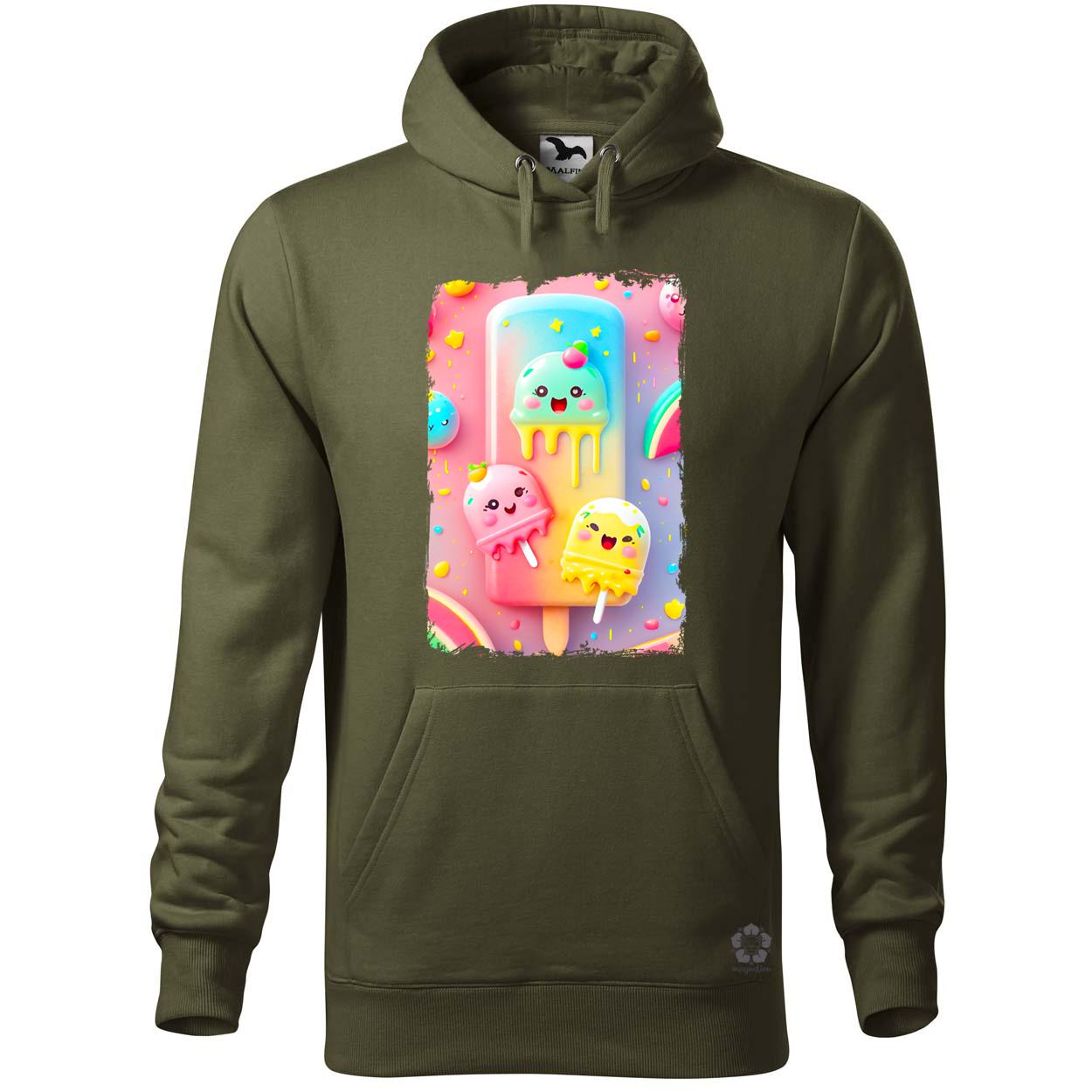 Kawaii fagyi fantázia v5 egyedi  pulóver 