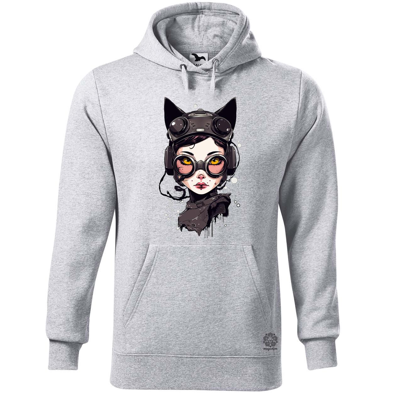 Kawaii macskalány v4 egyedi  pulóver 