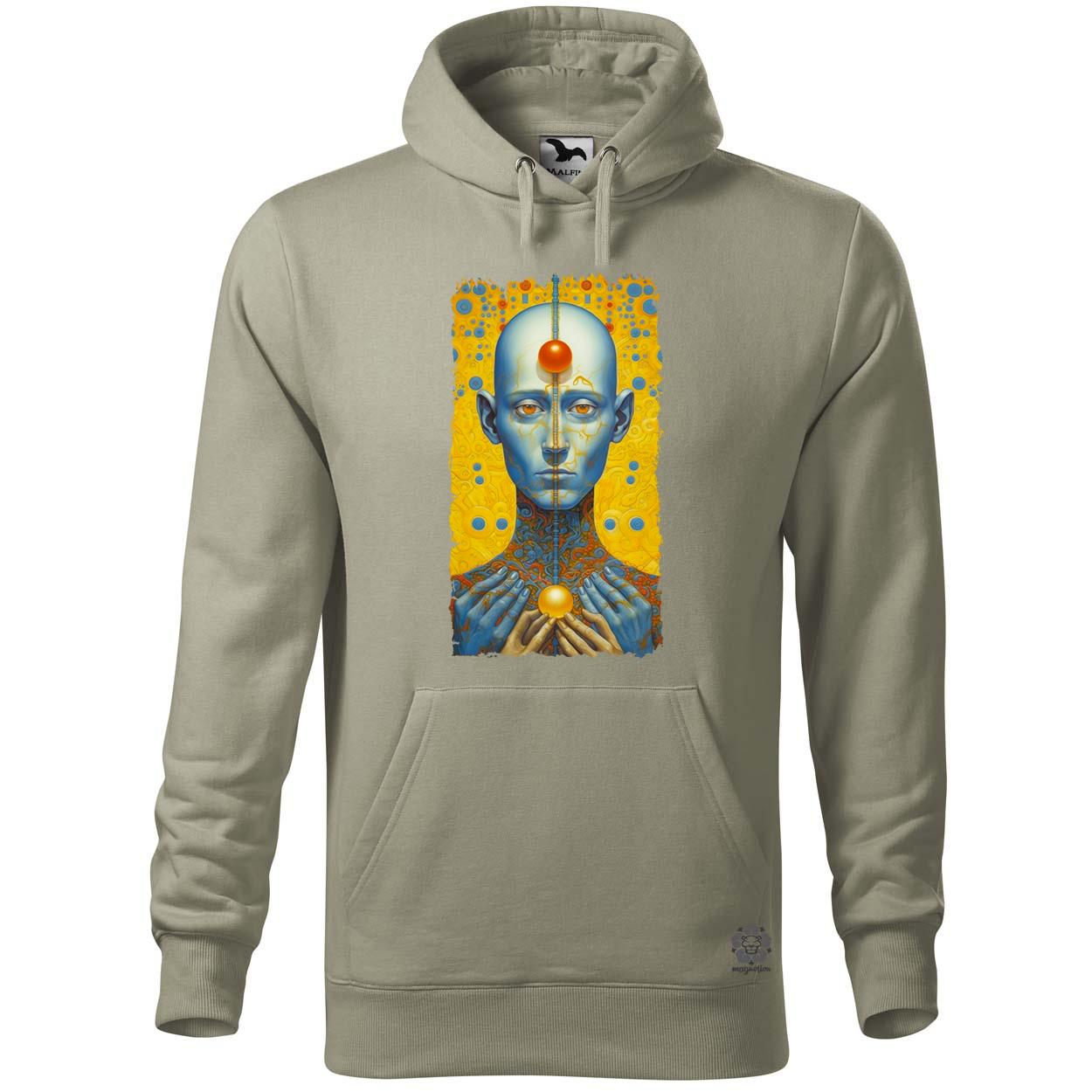 Kék humanoid v1 egyedi  pulóver 