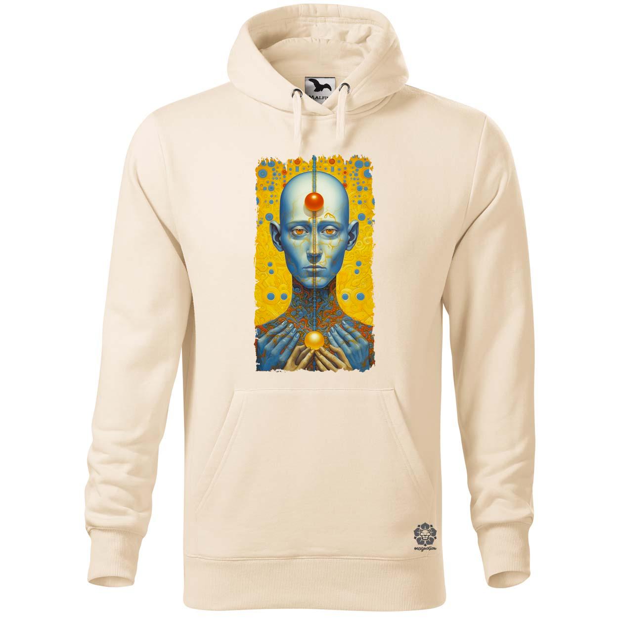 Kék humanoid v1 egyedi  pulóver 