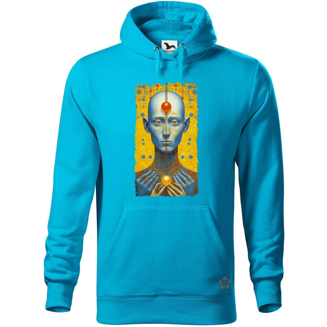 Kék humanoid v1 egyedi  pulóver 