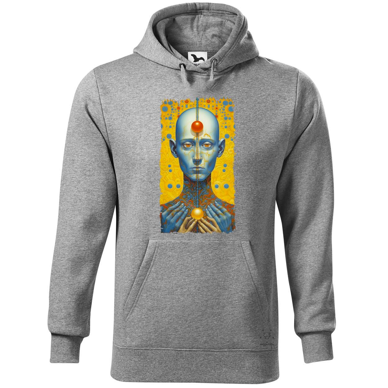 Kék humanoid v1 egyedi  pulóver 