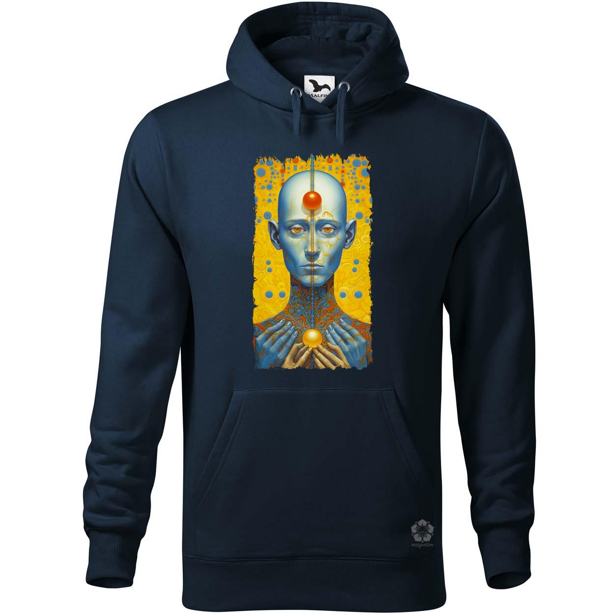 Kék humanoid v1 egyedi  pulóver 
