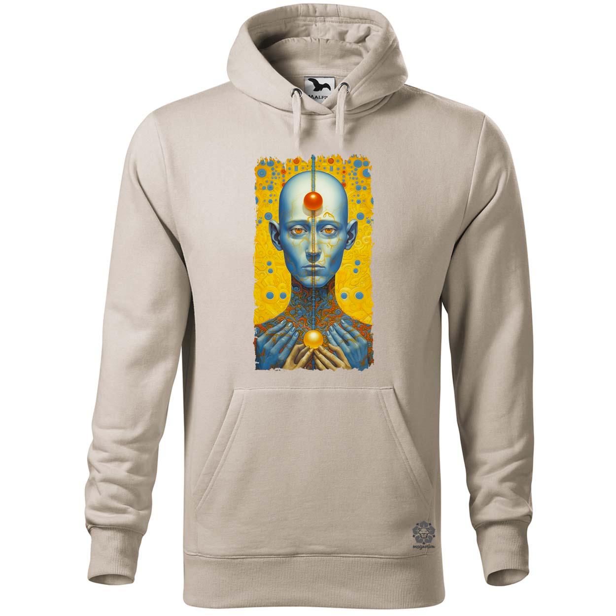 Kék humanoid v1 egyedi  pulóver 