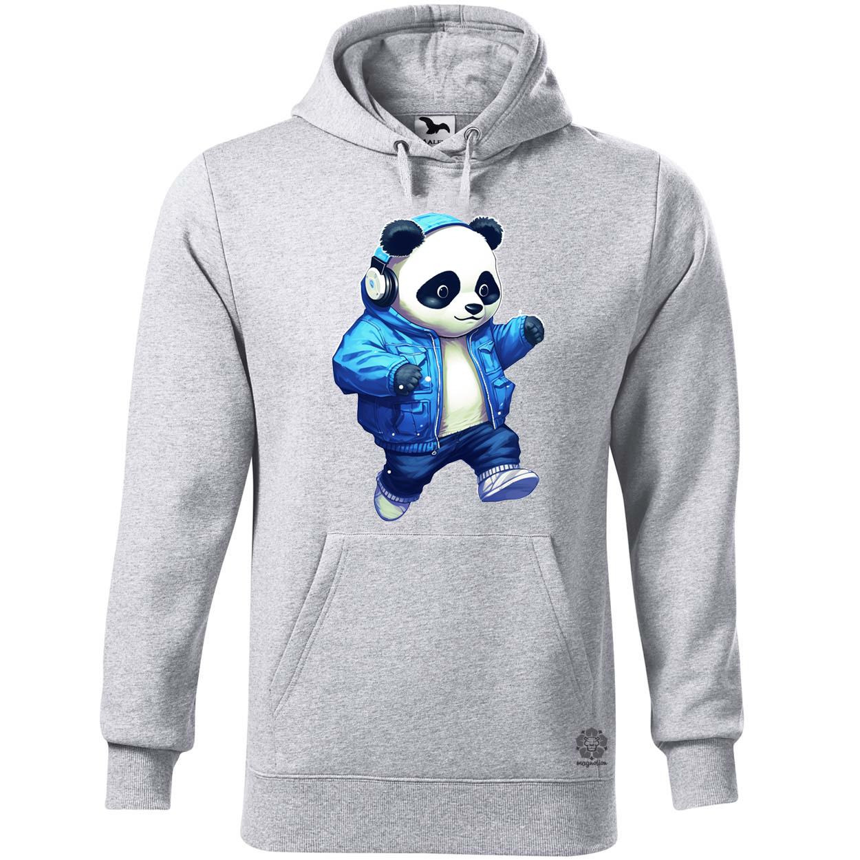 Kék panda srác v3 egyedi  pulóver 