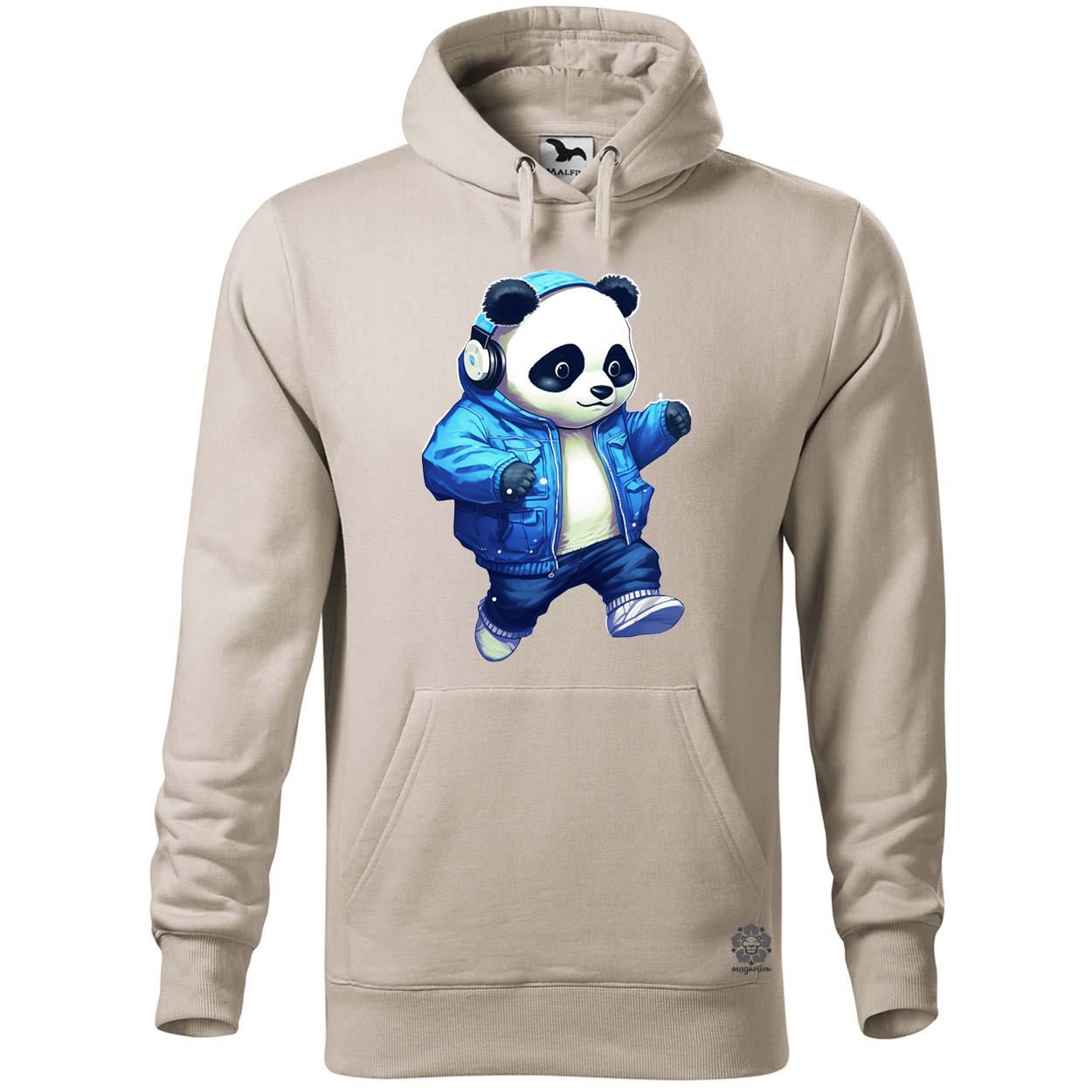 Kék panda srác v3 egyedi  pulóver 