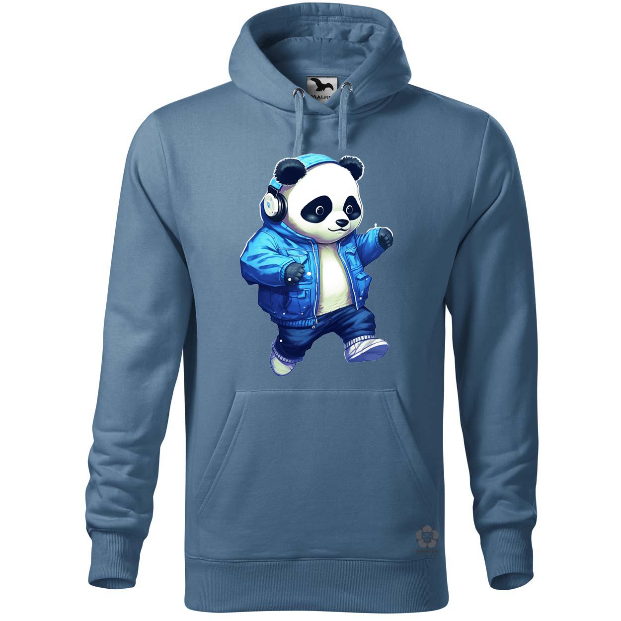 Kék panda srác v3 egyedi  pulóver 