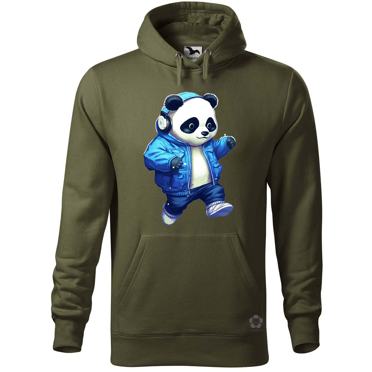 Kék panda srác v3 egyedi  pulóver 