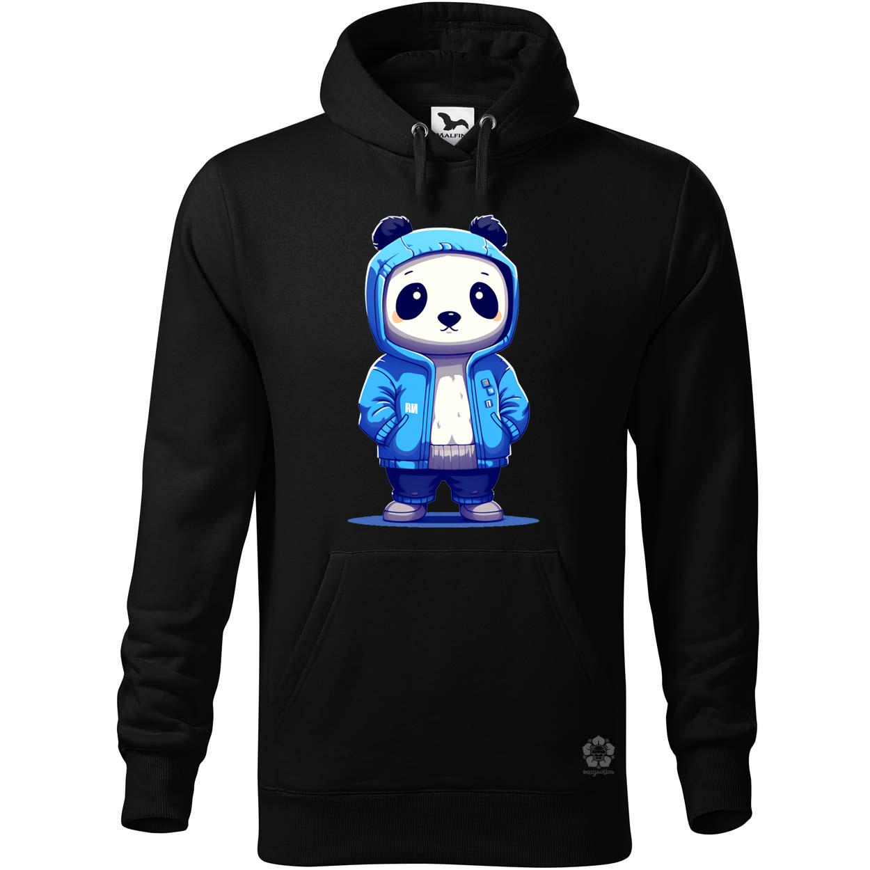 Kék panda srác v4 egyedi  pulóver 