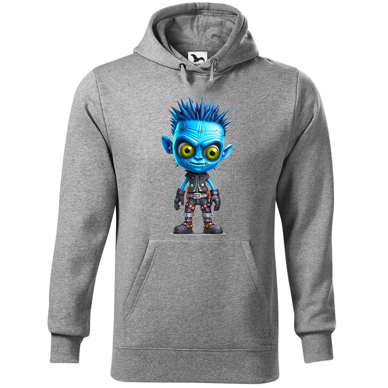 Kék punk srác v1 egyedi  pulóver 