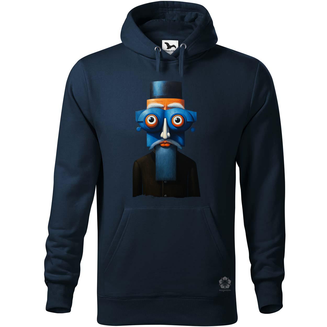 Kékfejű ember távcsővel v3 egyedi  pulóver 
