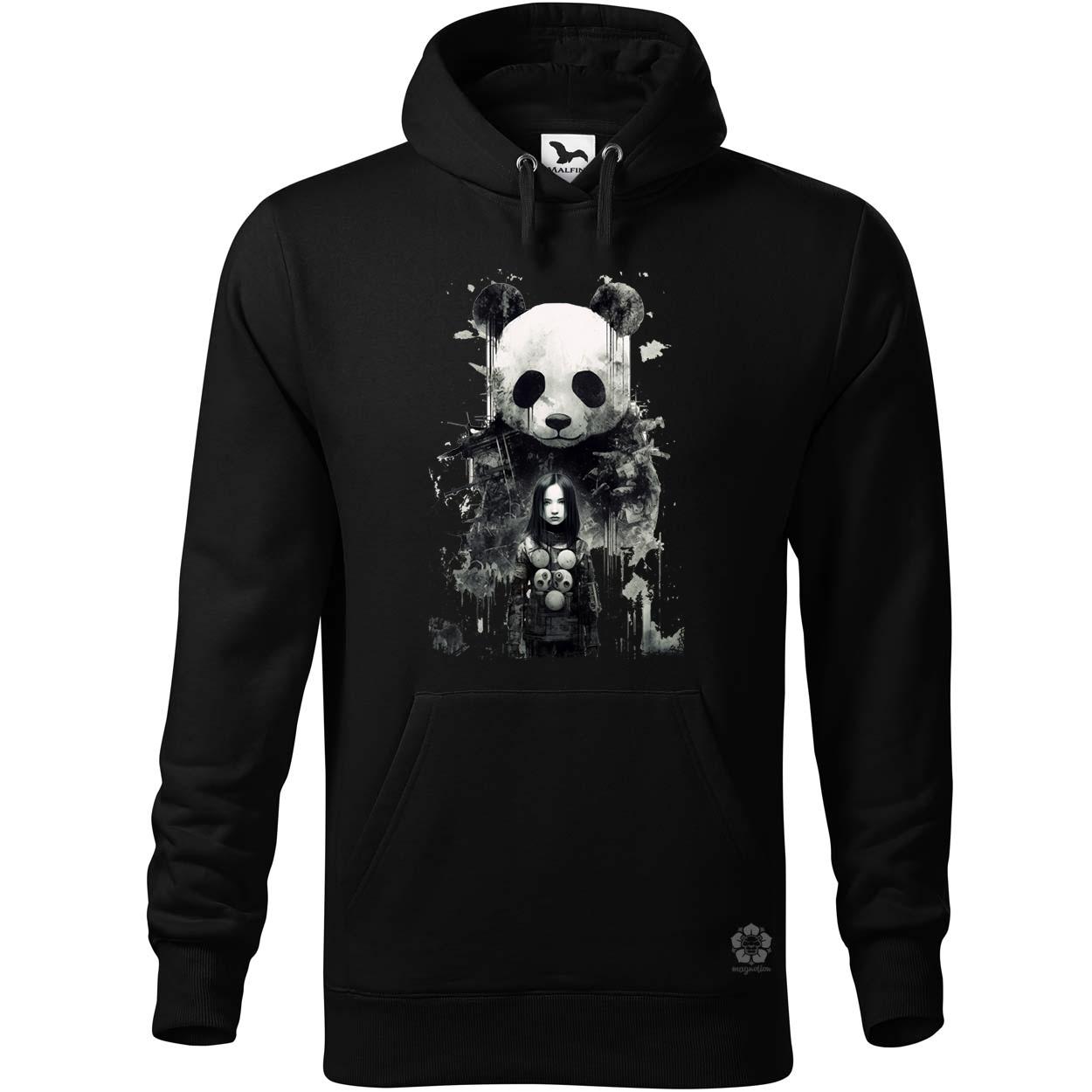 Lány és Panda v4 egyedi  pulóver 