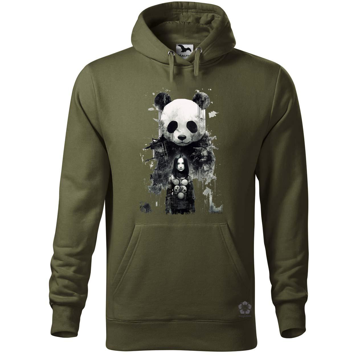 Lány és Panda v4 egyedi  pulóver 