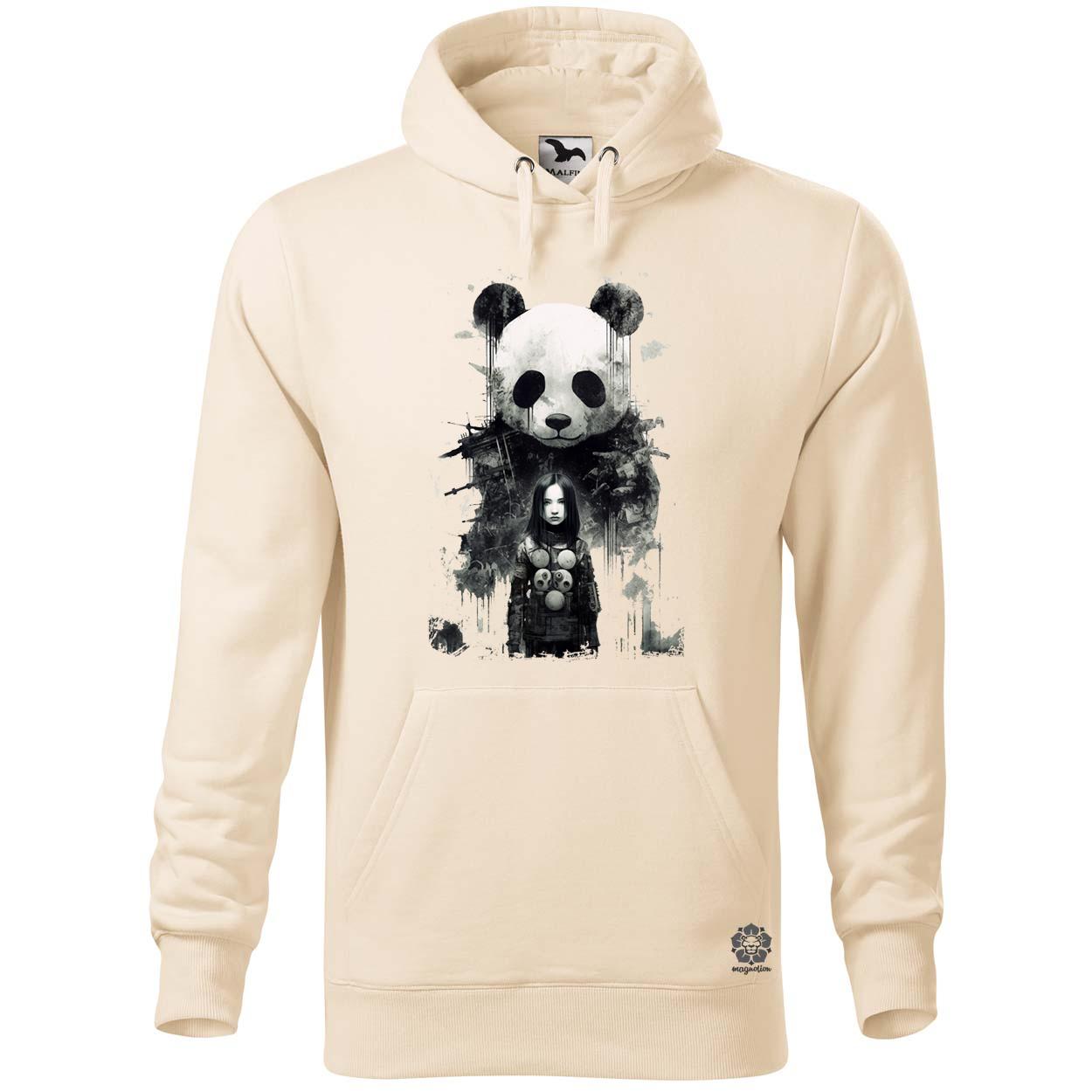 Lány és Panda v4 egyedi  pulóver 