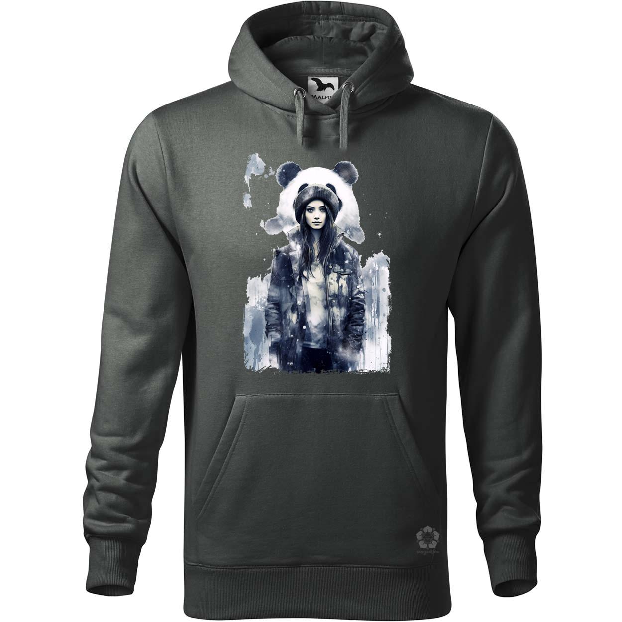 Lány és Panda v5 egyedi  pulóver 