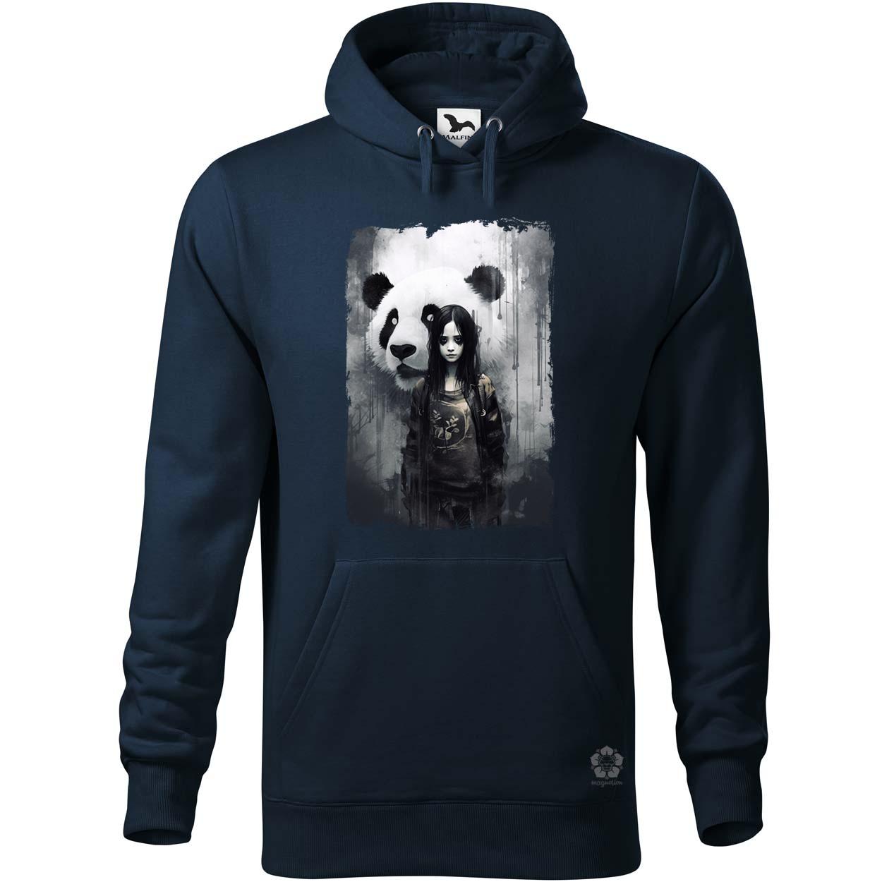 Lány és Panda v6 egyedi póló