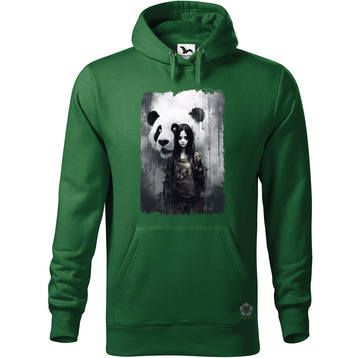 Lány és Panda v6 egyedi póló
