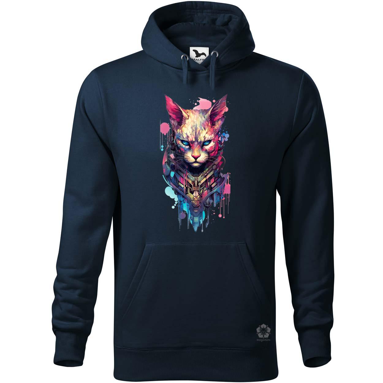 Kiborg macska v2 egyedi  pulóver 