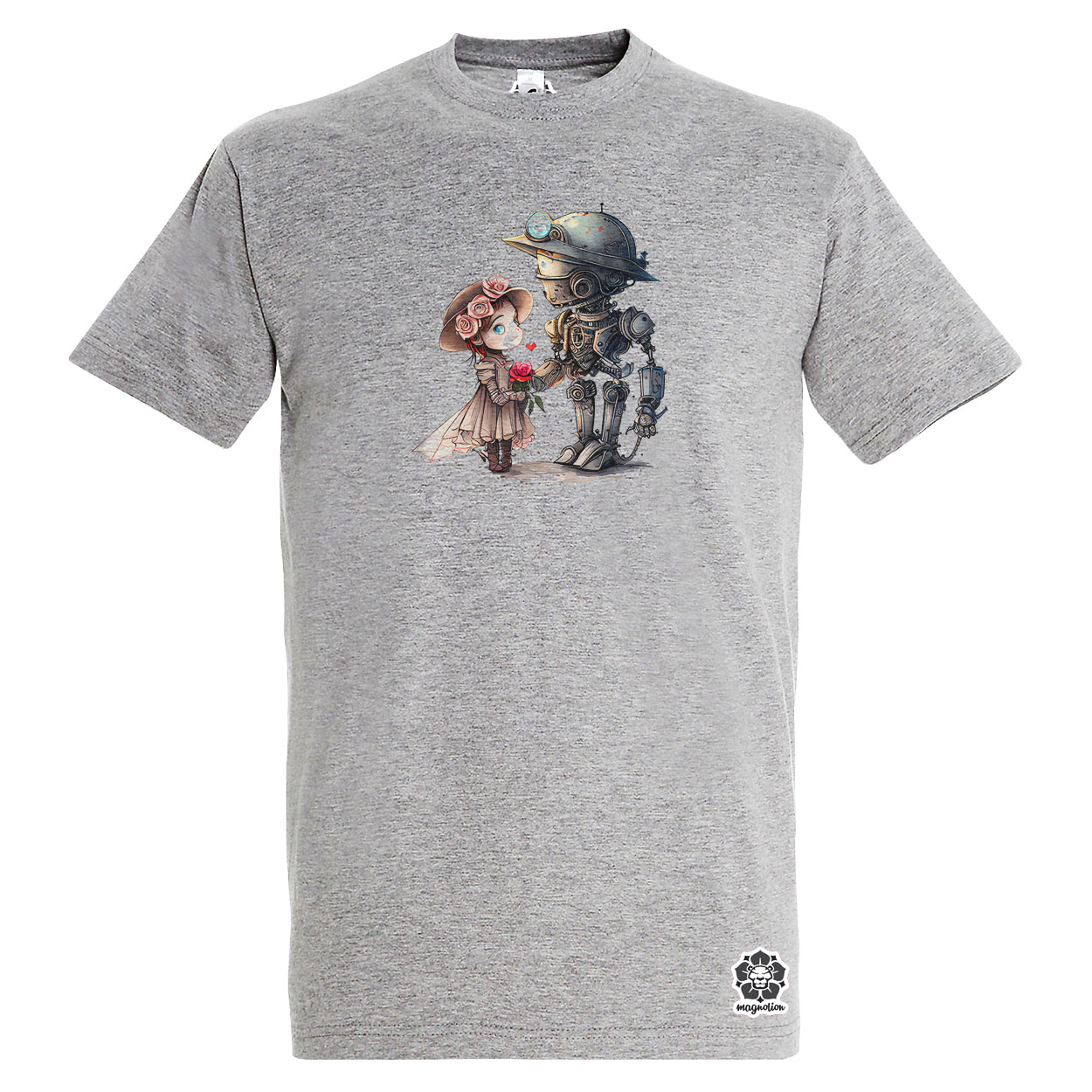 Steampunk szerelem v2 egyedi póló 
