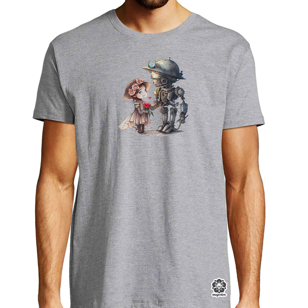 Steampunk szerelem v2 egyedi póló 