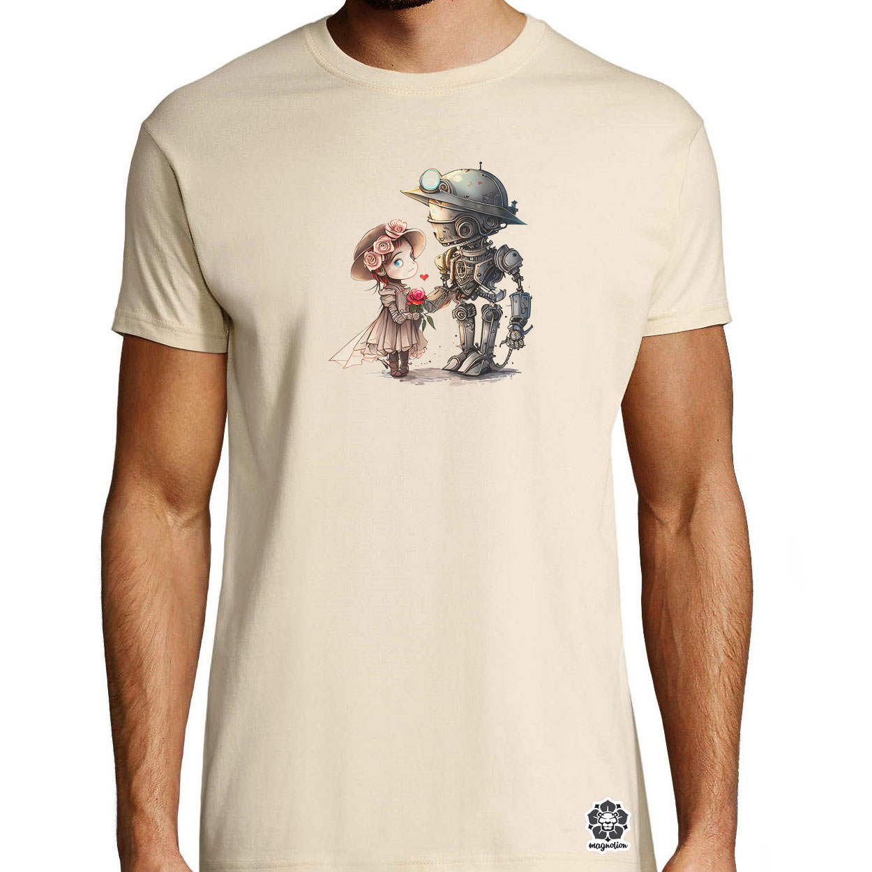 Steampunk szerelem v2 egyedi póló 