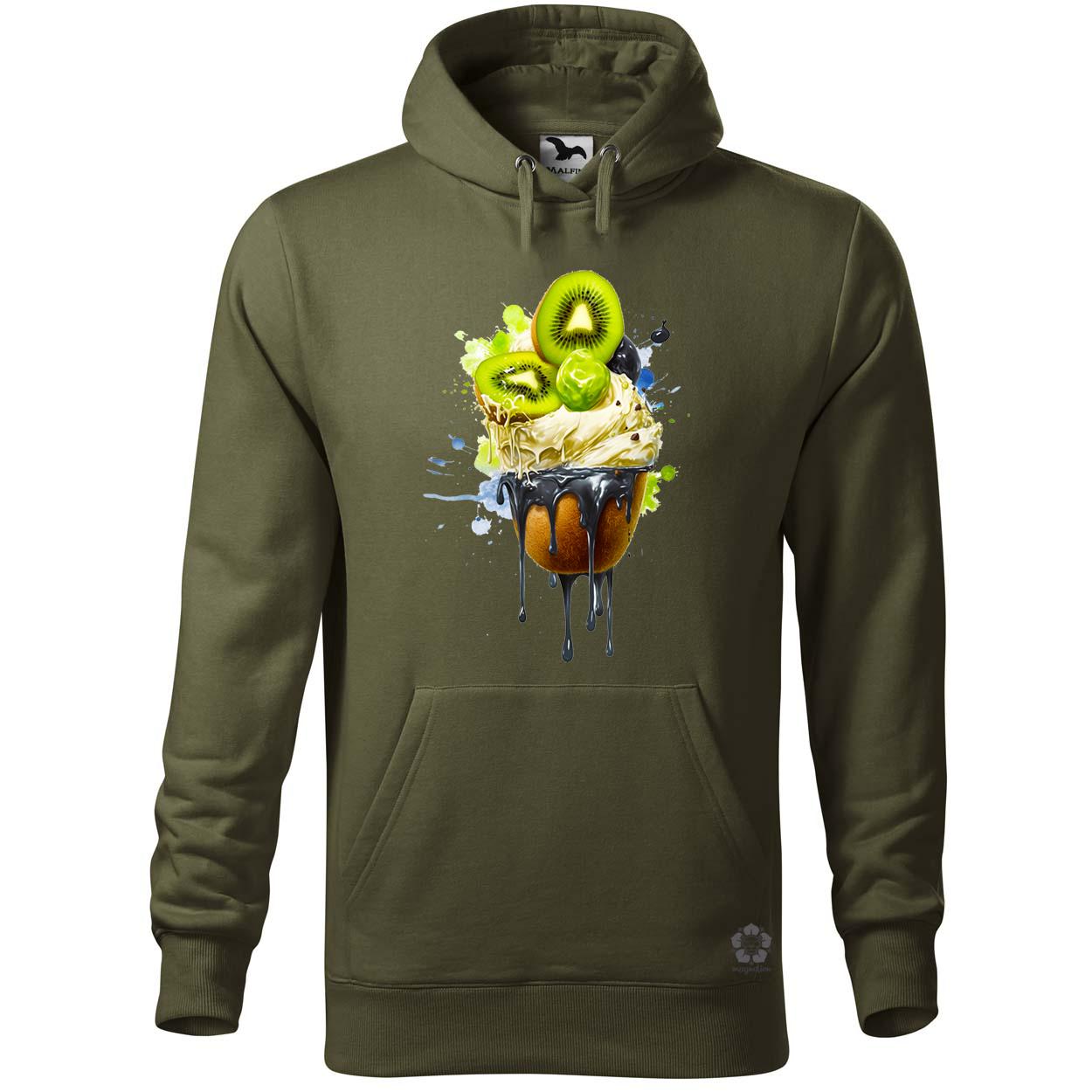 Kiwi fagyi fantázia v1 egyedi  pulóver 