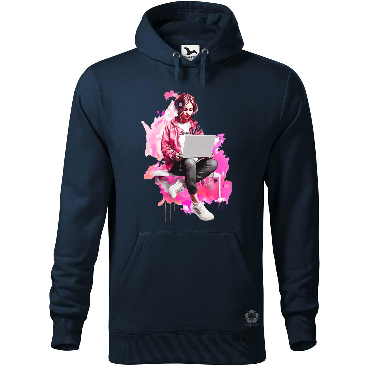 Kocka lány v2 egyedi  pulóver 
