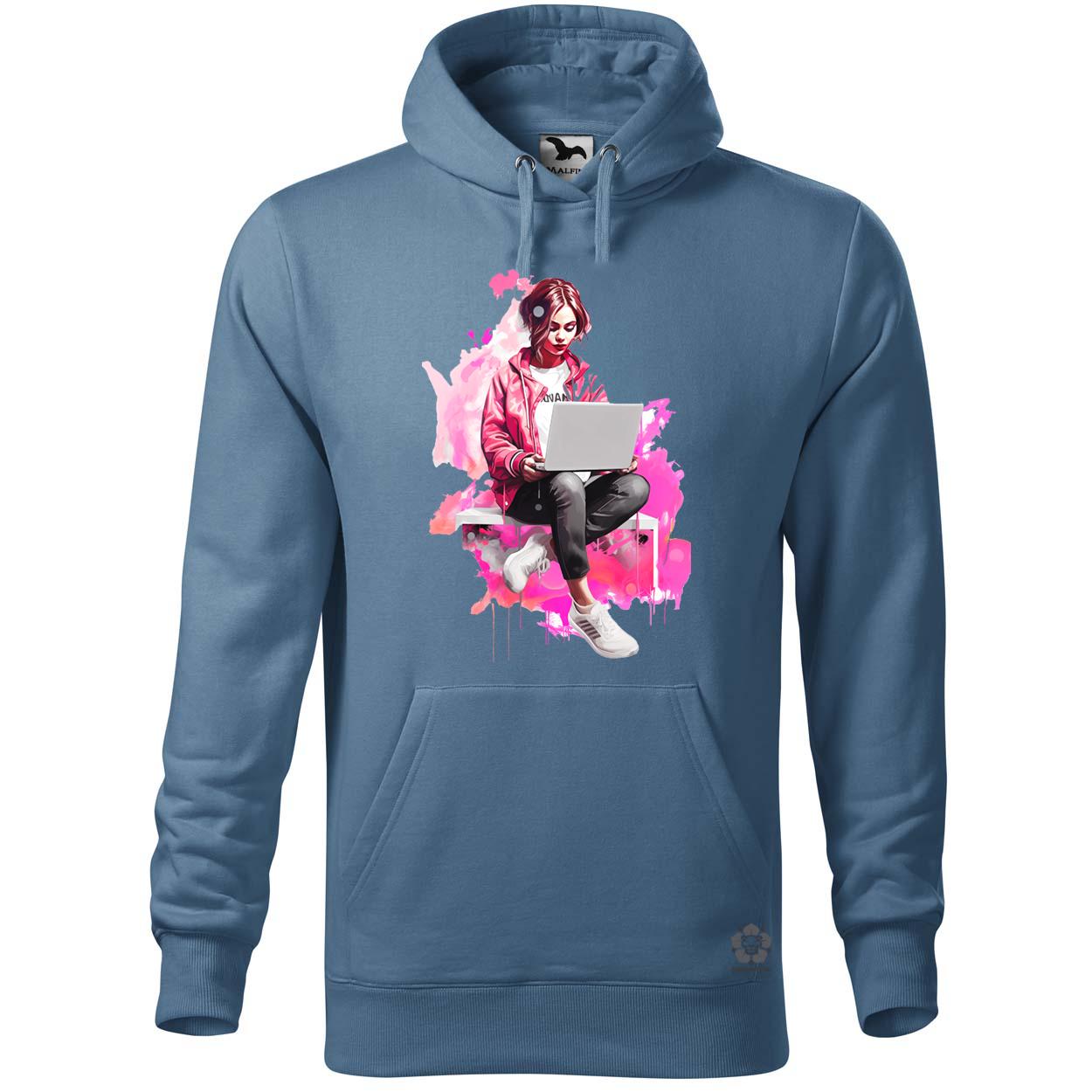 Kocka lány v2 egyedi  pulóver 