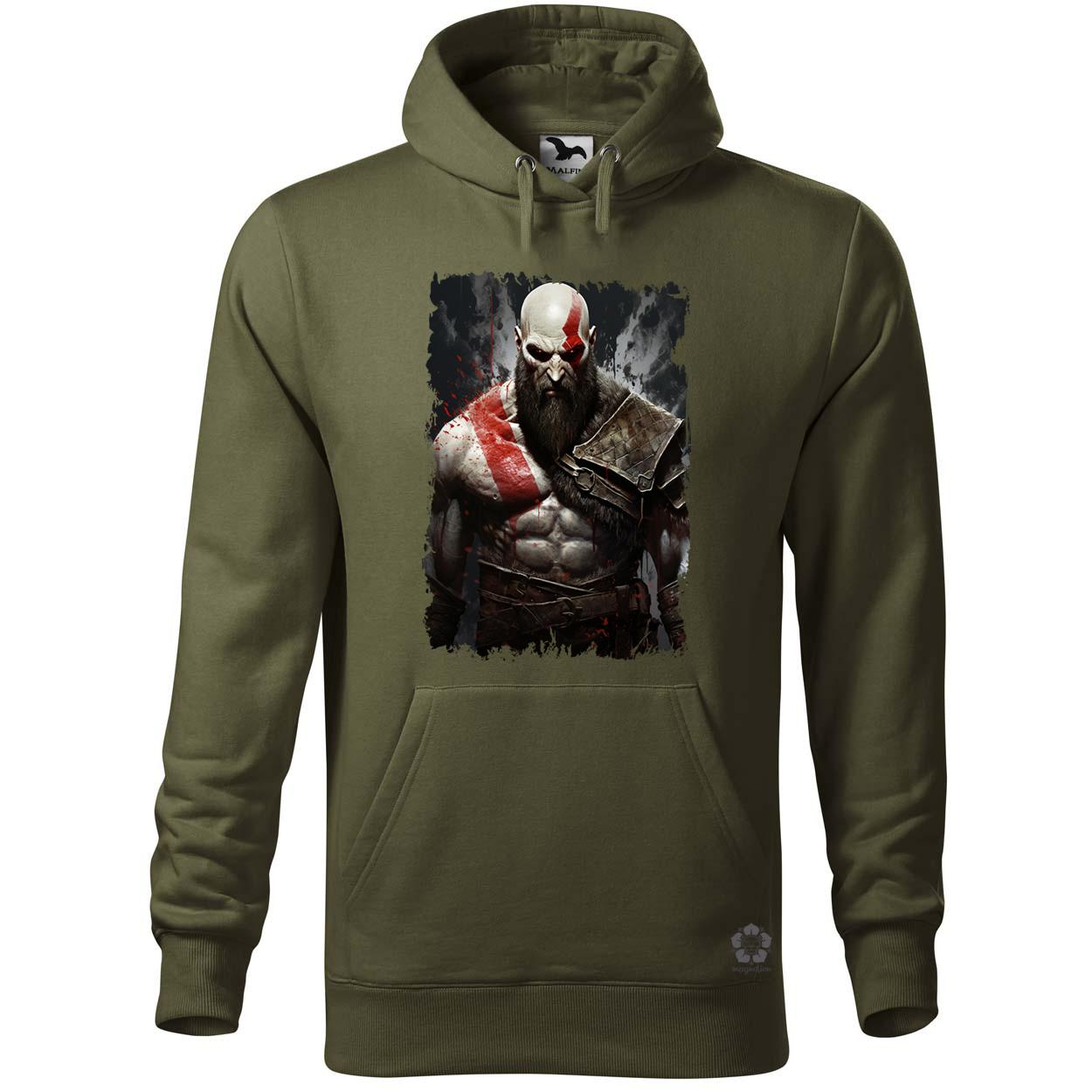 Kratos fanart v8 egyedi  pulóver 