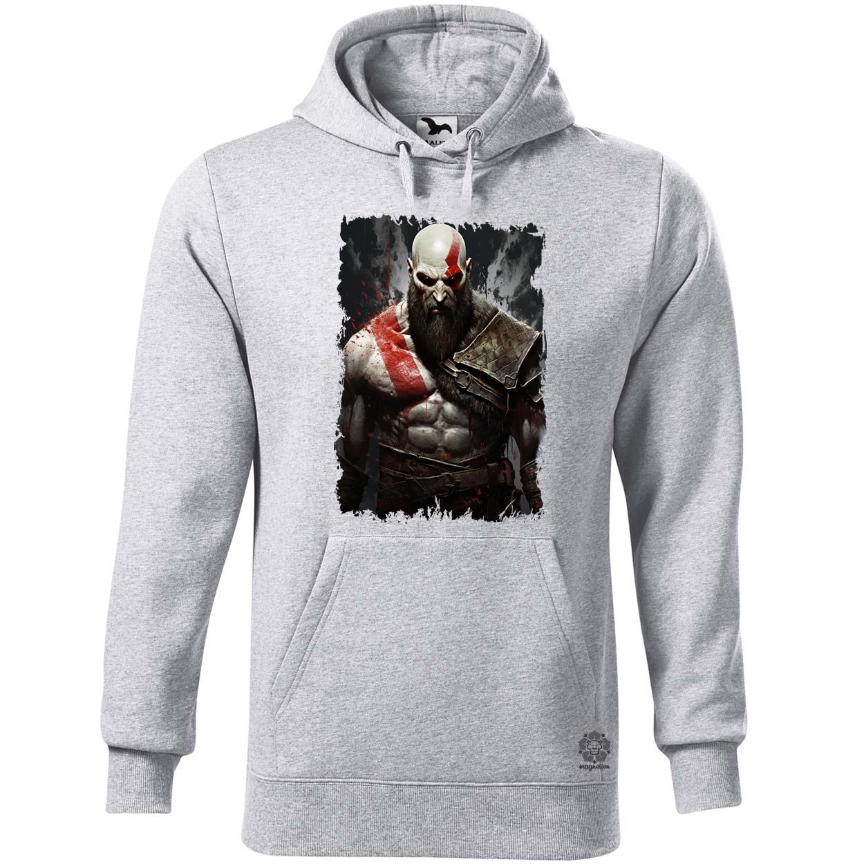 Kratos fanart v8 egyedi  pulóver 