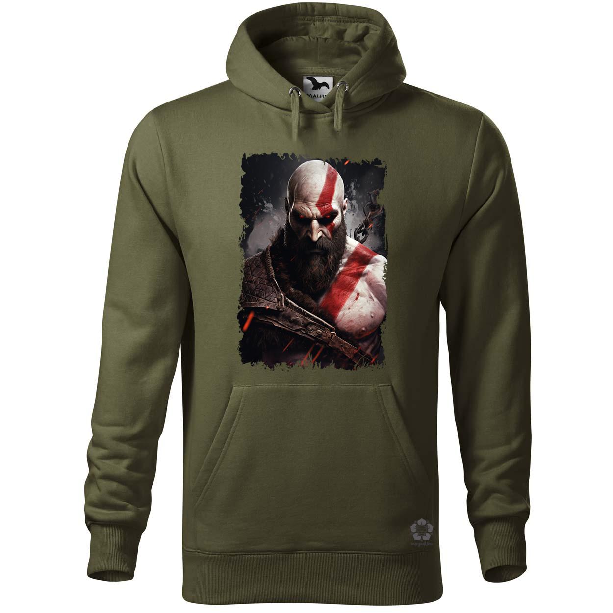Kratos fanart v9 egyedi  pulóver 