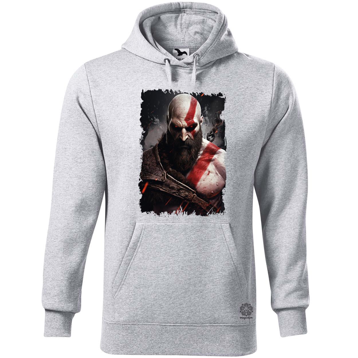 Kratos fanart v9 egyedi  pulóver 