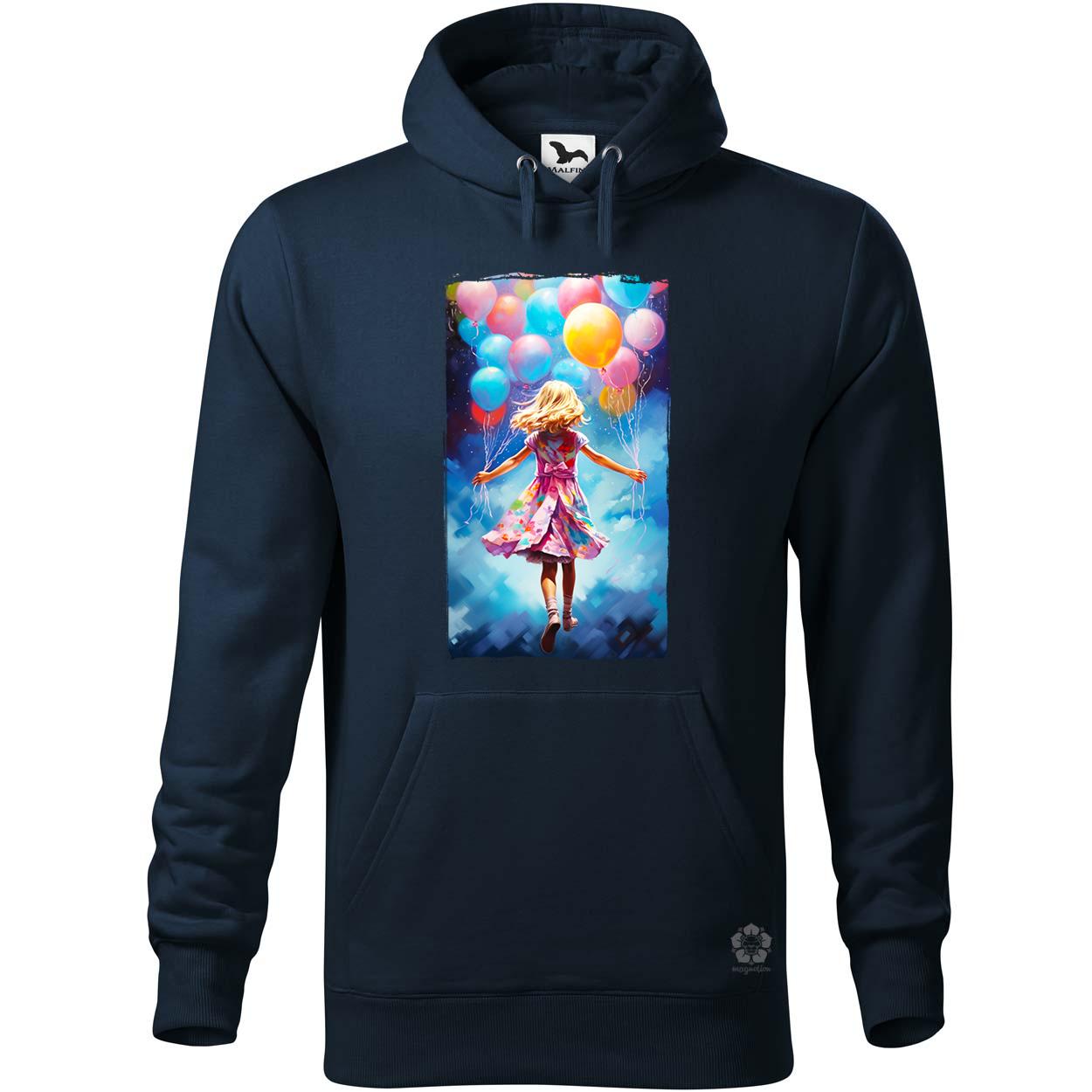 Lány lufikkal v2 egyedi  pulóver 