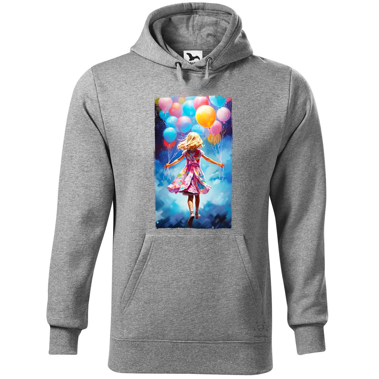 Lány lufikkal v2 egyedi  pulóver 