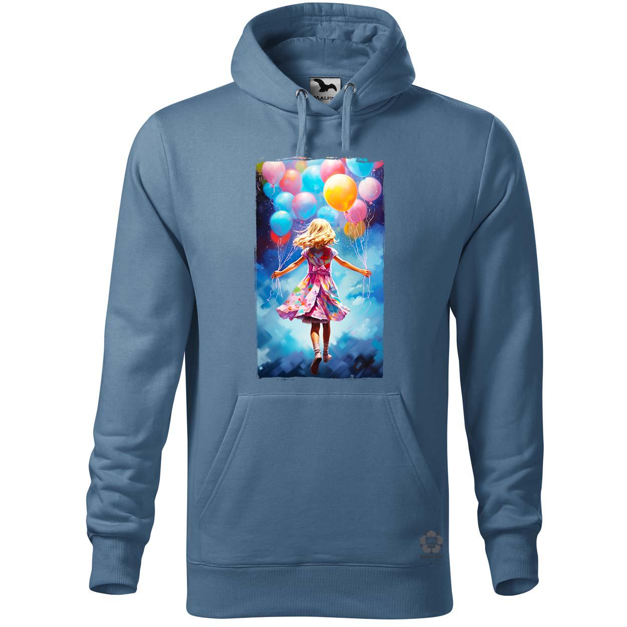Lány lufikkal v2 egyedi  pulóver 