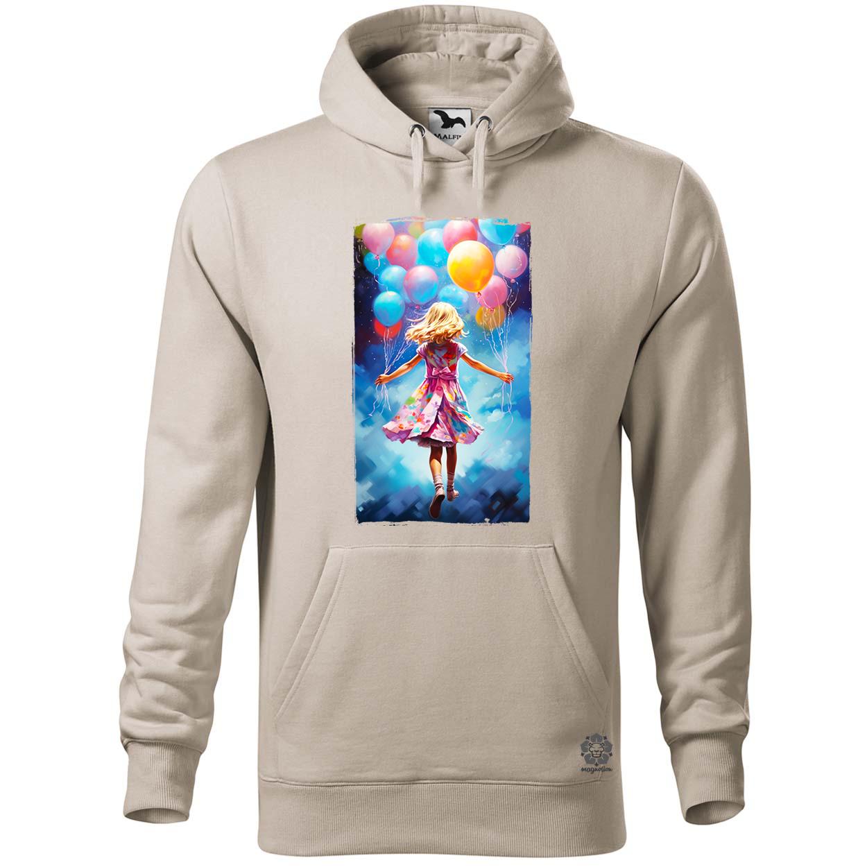 Lány lufikkal v2 egyedi  pulóver 