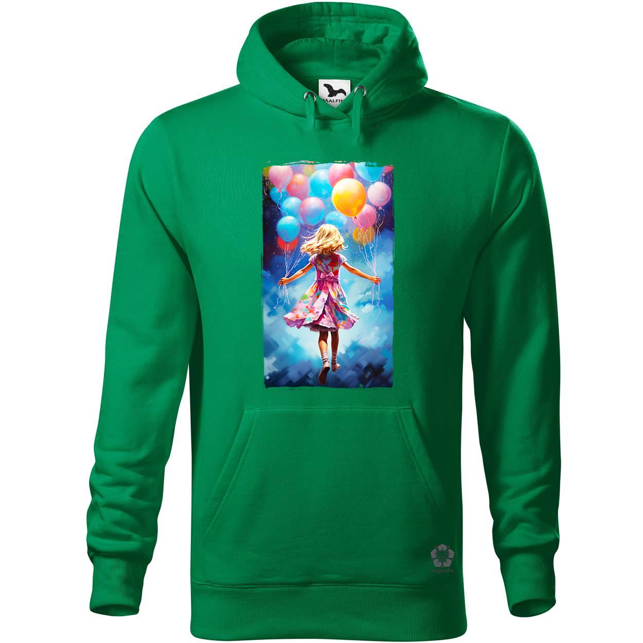 Lány lufikkal v2 egyedi  pulóver 