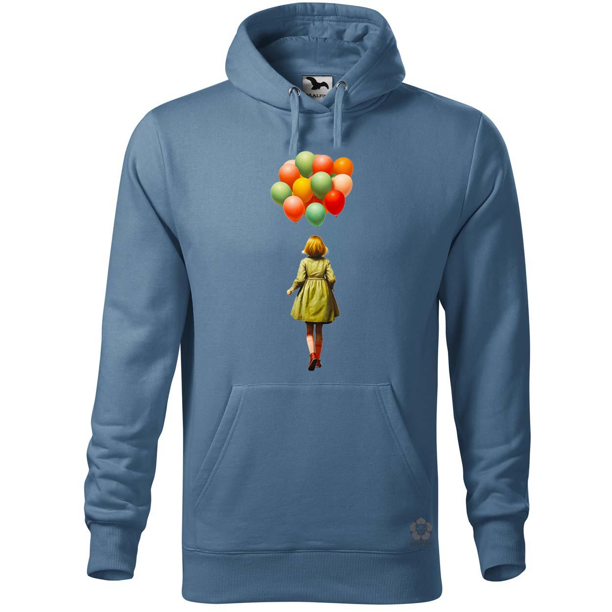 Lány lufikkal v3 egyedi  pulóver 