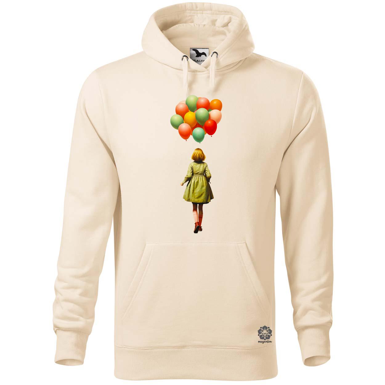 Lány lufikkal v3 egyedi  pulóver 