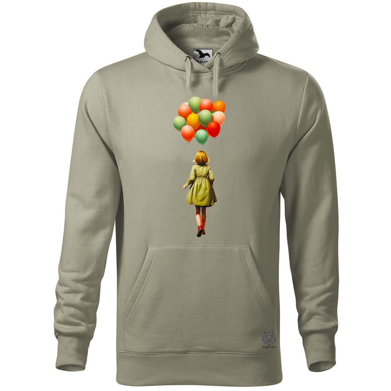 Lány lufikkal v3 egyedi  pulóver 