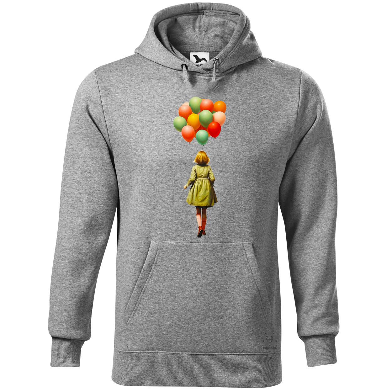 Lány lufikkal v3 egyedi  pulóver 