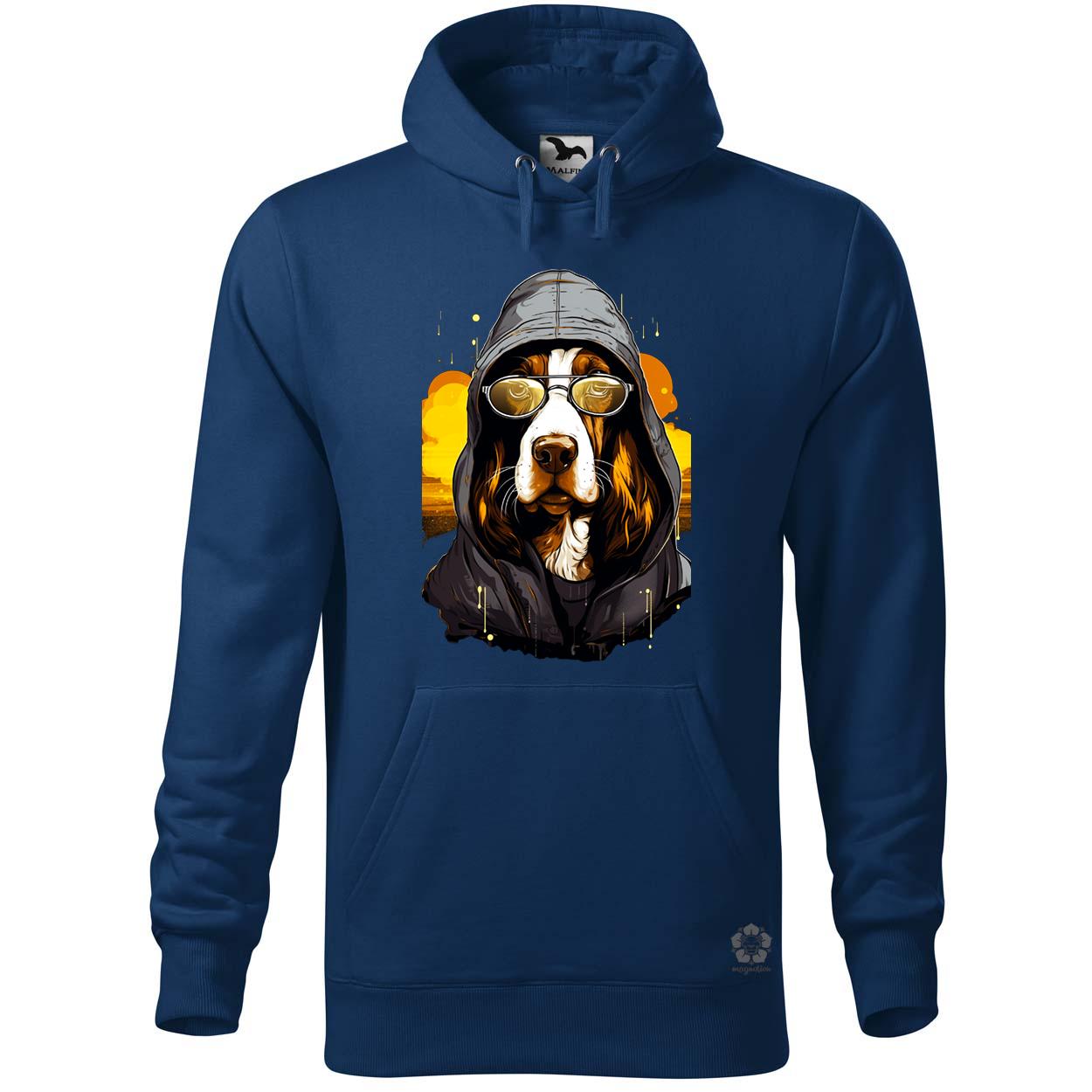 Laza Basset Hound v1 egyedi  pulóver 