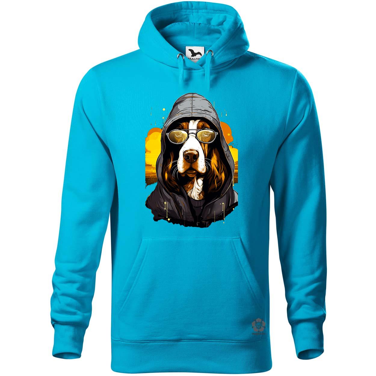 Laza Basset Hound v1 egyedi  pulóver 