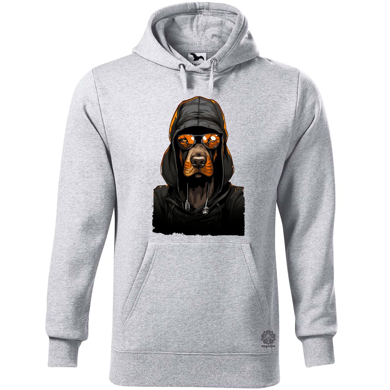 Laza Basset Hound v2 egyedi  pulóver 