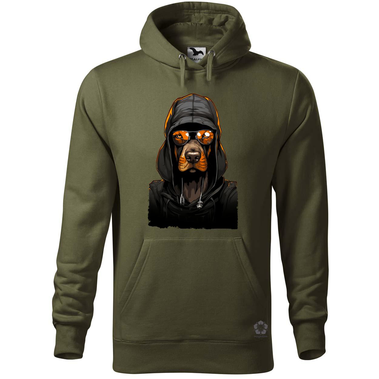 Laza Basset Hound v2 egyedi  pulóver 