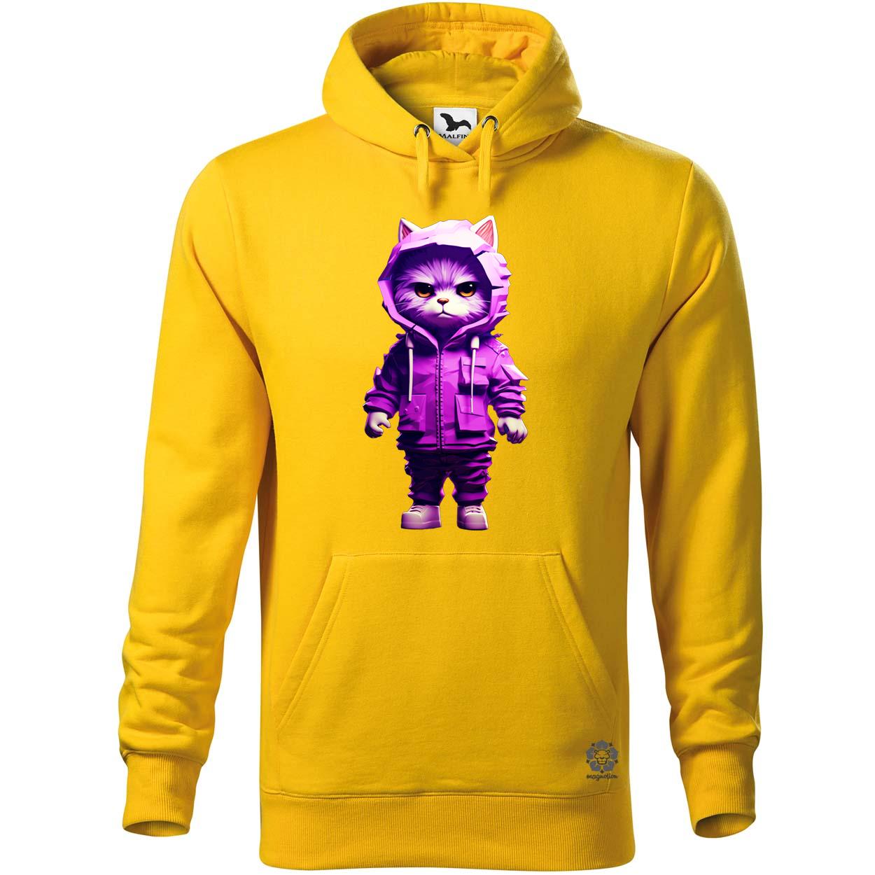 Lila macska srác v2 egyedi  pulóver 