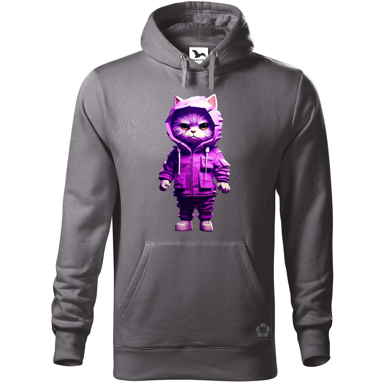 Lila macska srác v2 egyedi  pulóver 