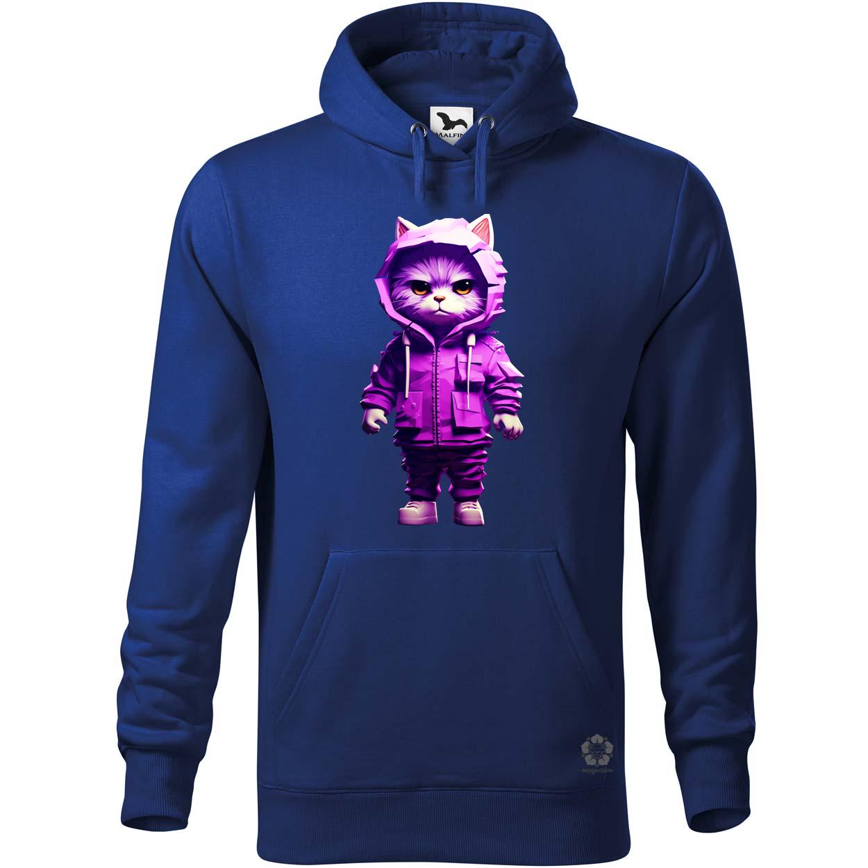 Lila macska srác v2 egyedi  pulóver 