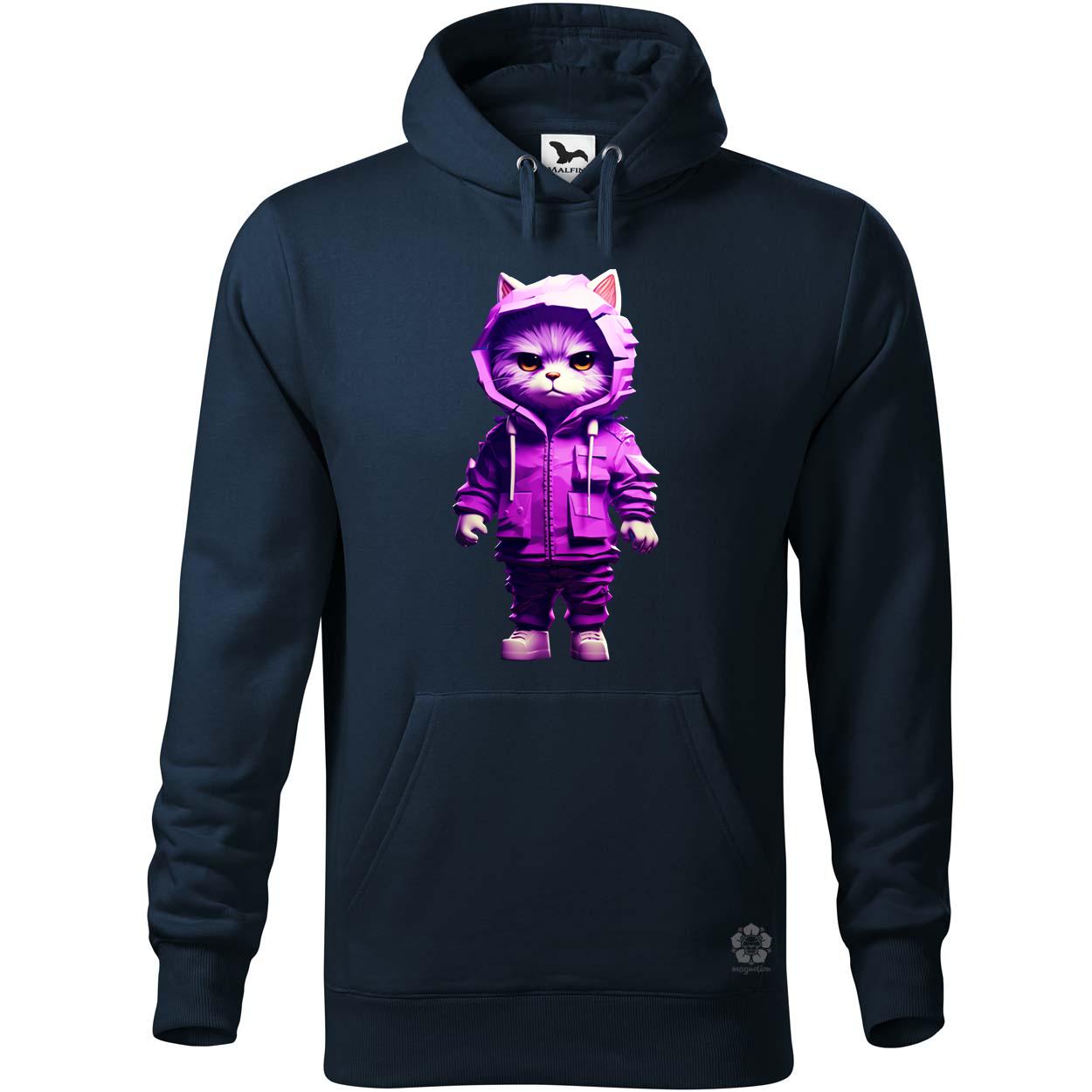 Lila macska srác v2 egyedi  pulóver 